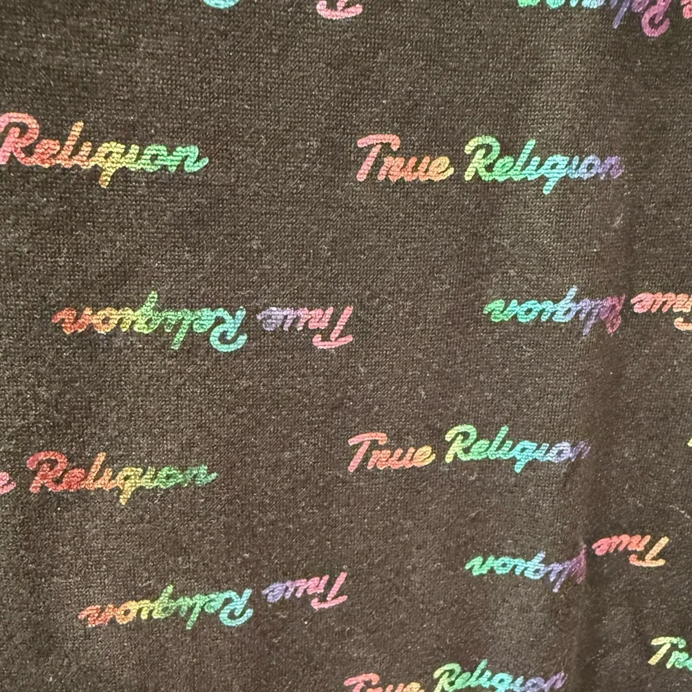 True Religion NWT Black Long Sleeve Brushed Jersey Pajama Jogger Set (0691) - Picture 8 of 13